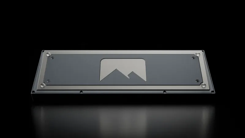 10420 keyboard by KeebScape with GMK Serika keycaps. Professional 3D peripheral visualization and render by MiKeyDigit.