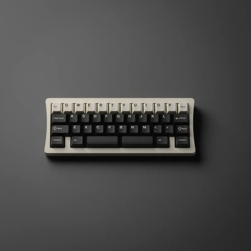 Sagradita keyboard by Laminar with GMK WoB and Hineybeige keycaps. Elegant 3D keyboard visualization by MiKeyDigit.
